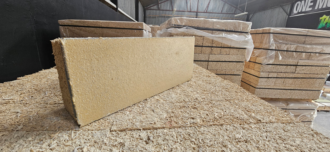 Hemp Lime Plaster on Hemp Block Product Demo