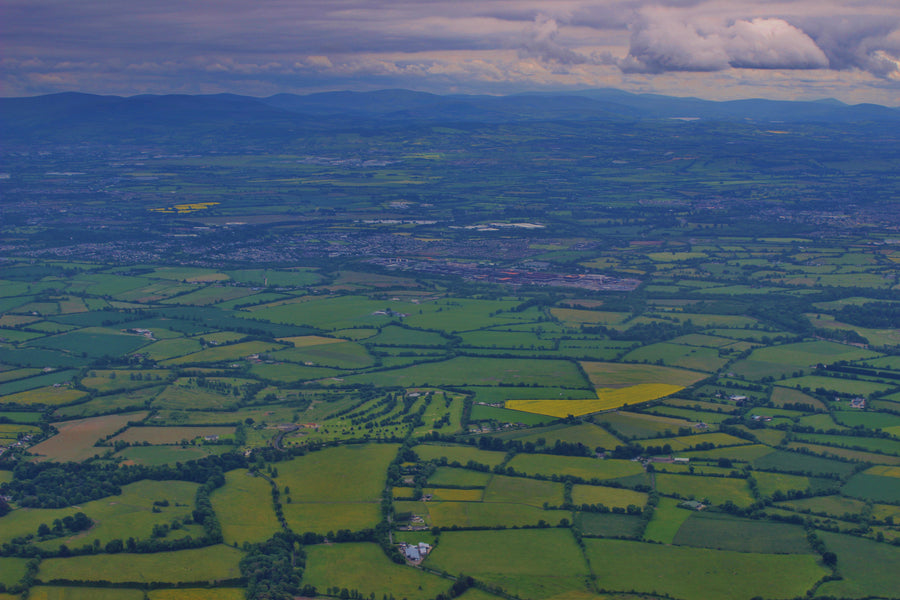 Aerial View or Ireland where GráHemp is based